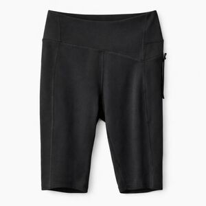 Stori High-Rise Biker Shorts Black Size 6 NWT